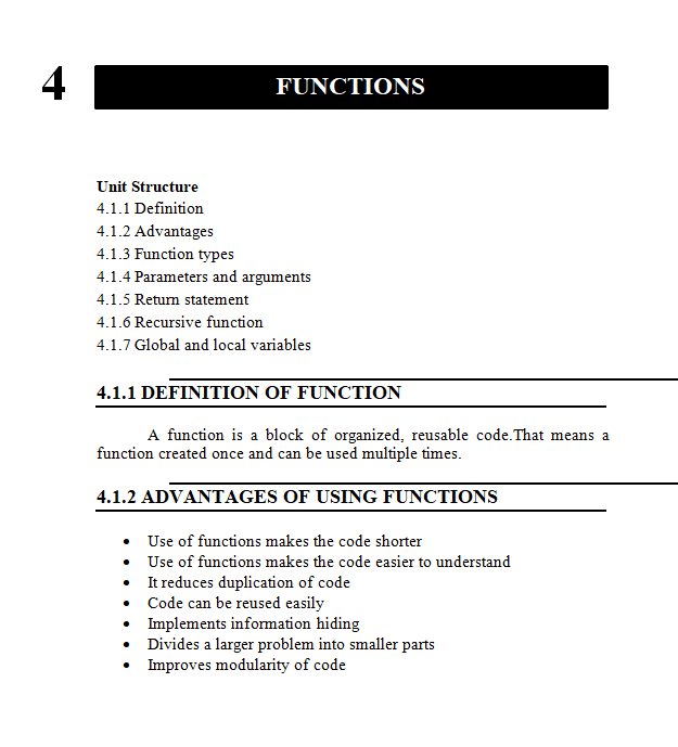 Functions In Python
