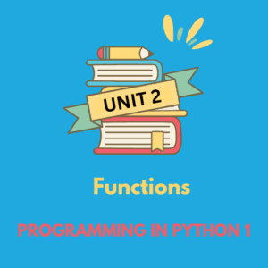 Functions In Python Notes