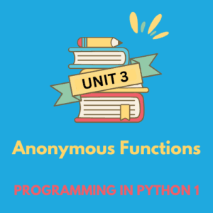 Anonymous Functions In Python Notes