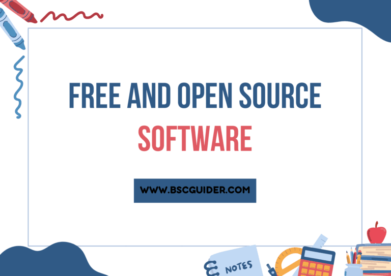 Free and Open Source Software Notes