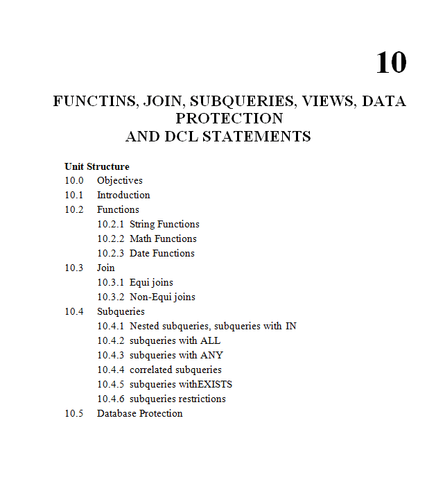 DATA PROTECTION AND DCL STAEMENTS