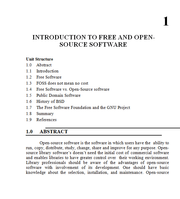 Introduction to Free and open source Software