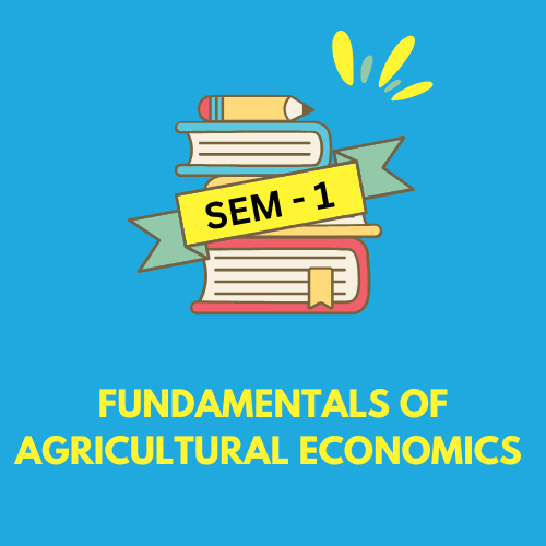 Fundamentals of Agricultural Economics